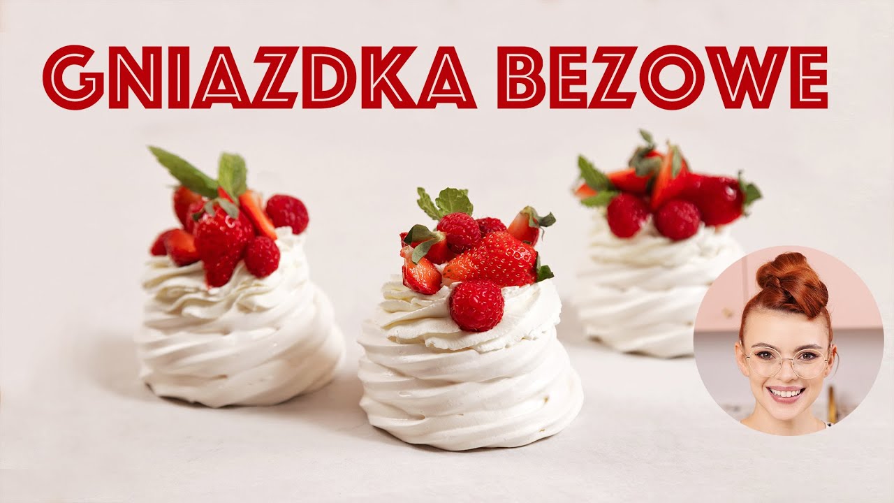 Idealne Gniazdka Bezowe z curdem z mango i owocami! | SUGARLADY