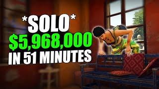 $5,968,000 In 51 Minutes With Cayo Perico Replay Glitch! Solo, Elite Challenges