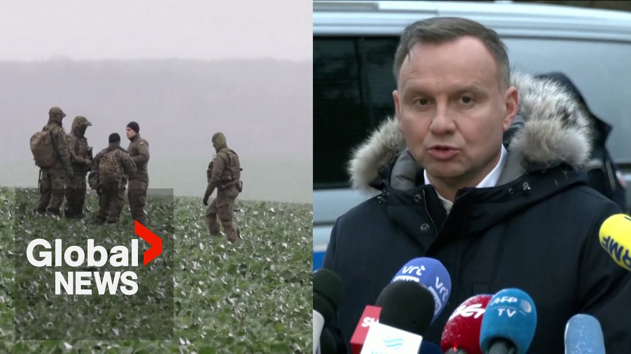 Poland's president tours missile blast site, says Ukraine working on its own investigation