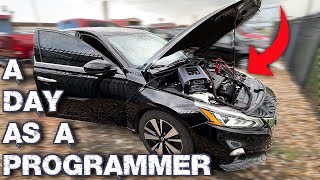A DAY AS A PROGRAMMER! NISSAN CODES P17F0 & P0101 CLEAR ERASE