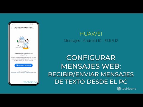 Enviar y Recibir Mensajes SMS/MMS desde el PC - Huawei [Android 10 - EMUI 12]