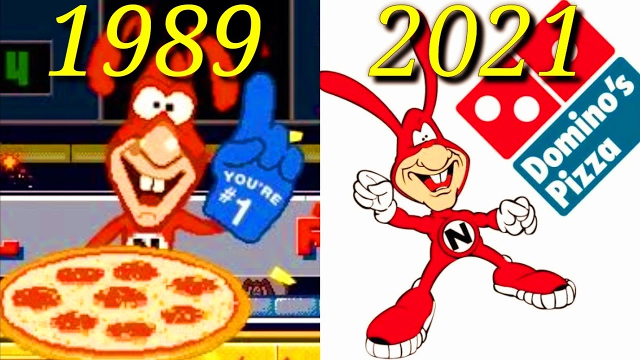 70s 80s domino's pizza ドミノピザ video days Evolution Of Domino's Pizza Games 1989~2021 - YouTube