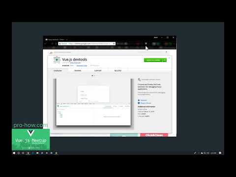 How to install chrome vue devtools. (7/27/2018)