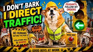 Officer Hammy Is Controlling Traffic 🚦🐶😂