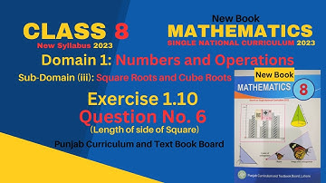 8th Math New book Unit 1 Exercise 1.10 Question 6 | Class 8 Math Ex 1.10 Q6 | SNC 2023