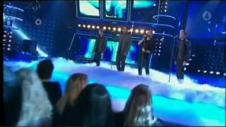 WESTLIFE - WHAT ABOUT NOW - SWEDISH IDOL - 04/12/09