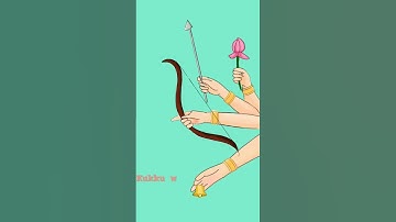 Thumbnail of Navratri Day 3 ||CHANDERGHANTA MATA  #shorts #durgapuja #cartoon #animation #trending