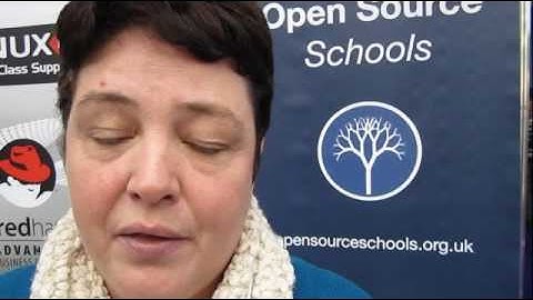 Alison Wilson talking about the implementation of Moodle in