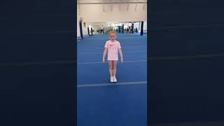 SHE DID 16 TOE TOUCHES TO TUCK!