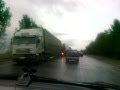 Многокилометровая пробка на трассе М7 в Чувашии.