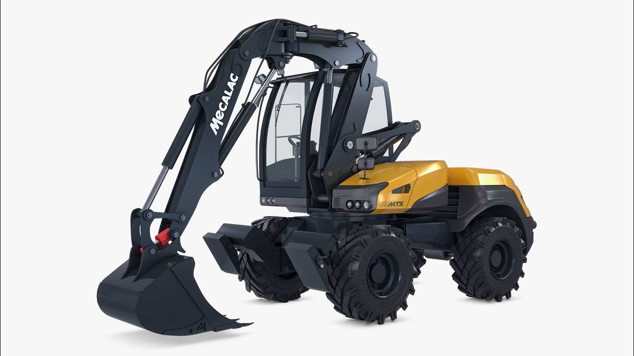 360 Mecalac 12MTX Excavator M 1