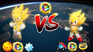 Sonic Forces Speed Battle:Super Sonic VS Super Sonic Classico(@GalaxyForcesOficial Vs SpeedForces)