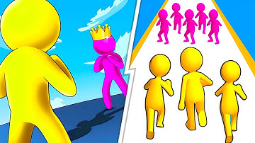 Giant Rush! vs Join Clash 3D 💥⚔️ Satisfying Levels Gameplay Walkthrough Android iOS RV6M