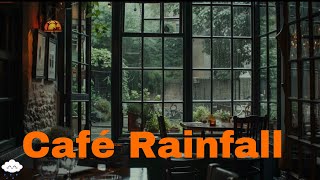 Gentle Rain Sounds At The Café For 10 Hours | Soothing Rain At Night | Drift Off In Seconds