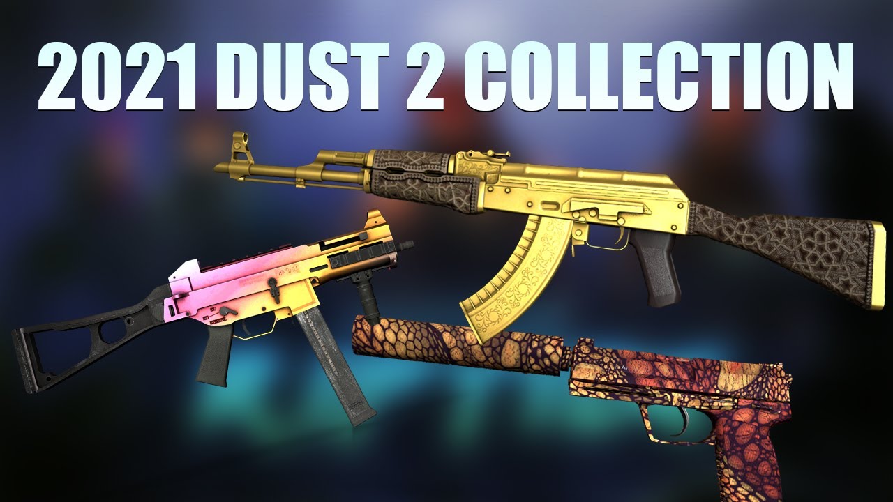 CS:GO - The 2021 Dust 2 Collection SHOWCASE ALL SKINS INGAME (NEW Operation Riptide Update)