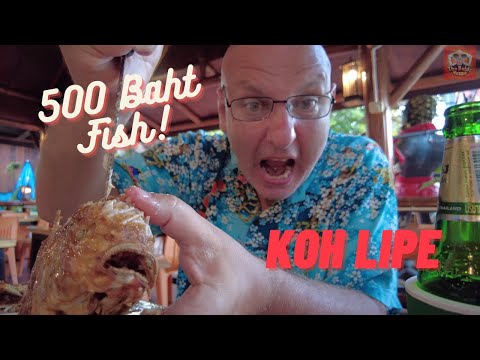 Eating a Red Snapper - Koh Lipe - Thailand - Ya Yao Restaurant