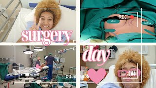 BOOB JOB/ SURGERY DAY- VLOG BREAST AUGMENTATION, COST AND SURGEON DETAILS INCLUDED.