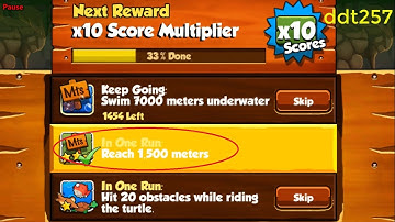 Banana Kong Reach 1,500 meters (In One Run)