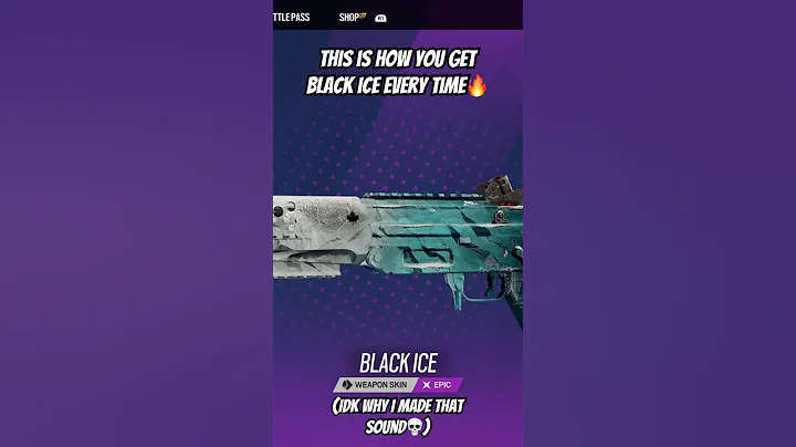RAINBOW SIX SIEGE HOW TO GET BLACK ICE PACKS! #rainbowsixsiege #r6siege #tomclancysrainbowsixsiege