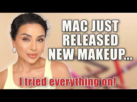 MAC Just Launched NEW Lip Glazers, Lip Tints and Lipsticks! TRY ON! | Nina Ubhi