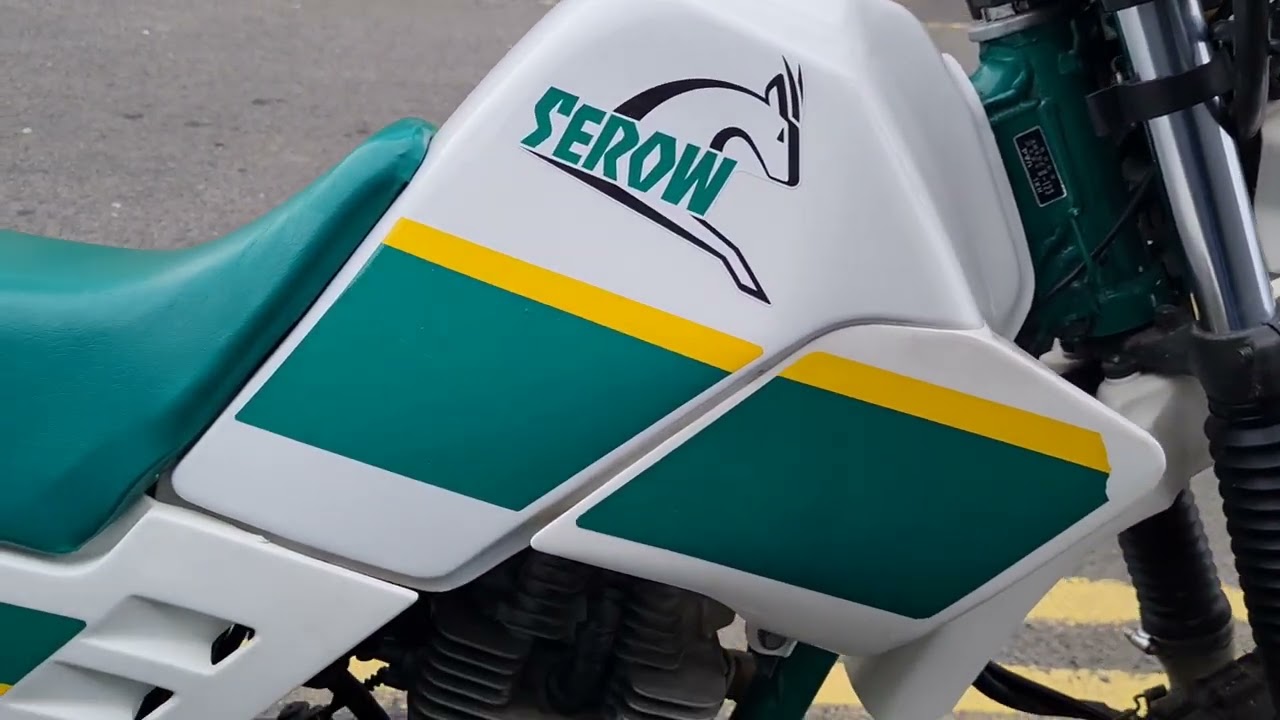 TWS Yamaha XT225 serow green/white 1992