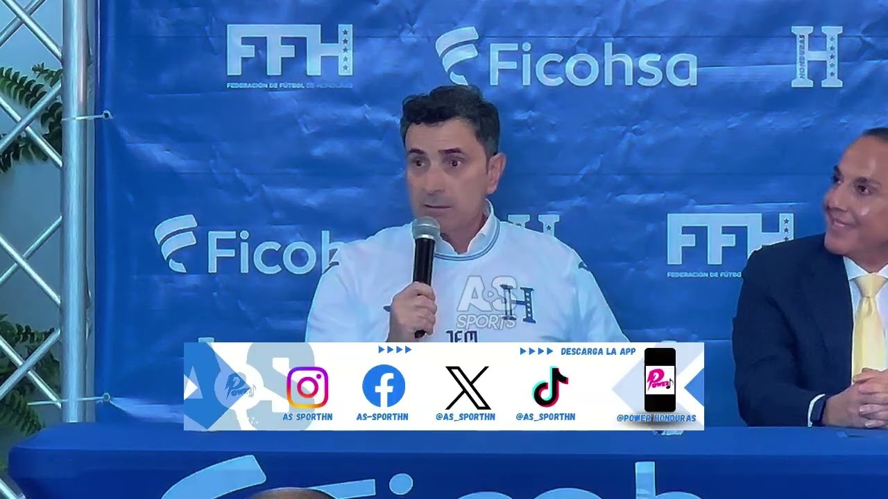 Presentación de José Francisco Molina DT de la Selección de Honduras