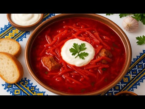 Как варить борщ без свеклы