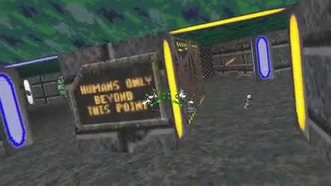 Descent 2 Plutonian Shores demo, level 10, Insane difficulty walkthrough, no death no save full resc