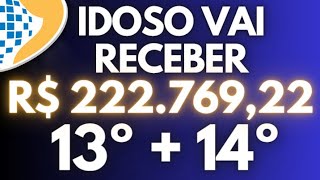 É OFICIAL! APOSENTADO DO INSS VAI RECEBER R$ 220 MIL + 13º + 14º SALÁRIO
