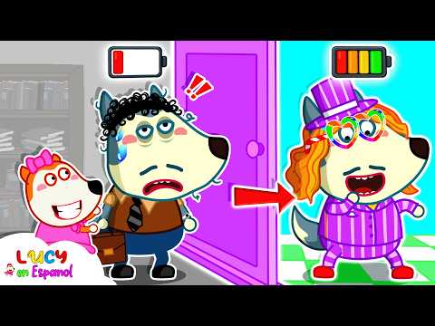 Papá está triste 😢 ¡La sorpresa MÁGICA de Lucy! + Más🌈‪@LucyEnEspanol