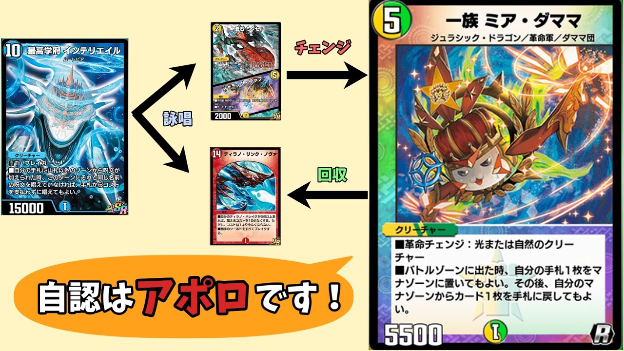 メタカードが突然呪文を封じながらシールドを吹き飛ばす「疑似アポロミアダママ」