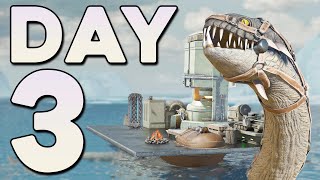 Surviving SOLO On A Plesiosaur In ARK Survival Ascended!