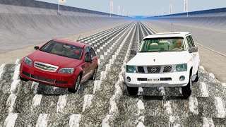 محاكي الحوادث | تحدي شارع  300 مطب 🚙 💨🚗 | BeamNG drive