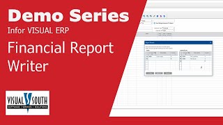 Financial Report Writer – VISUAL ERP Micro Demo