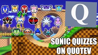 Sonic Quizzes on Quotev (Reupload)