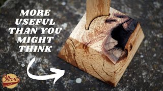 Carving a Wooden Shoehorn with Stand | No Music / No Talking