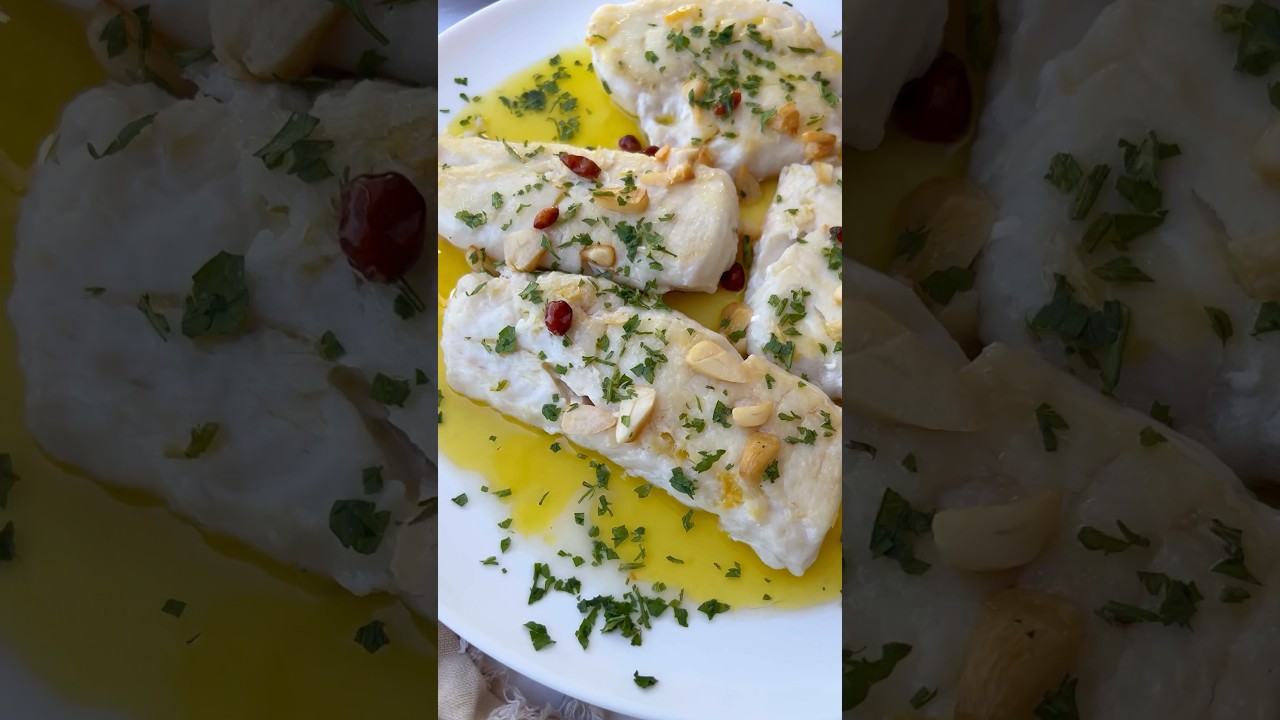 MERLUZA A LA BILBAÍNA 🐟 fácil, sencilla y sabrosa 🤤 #shorts #youtubeshorts #recetas