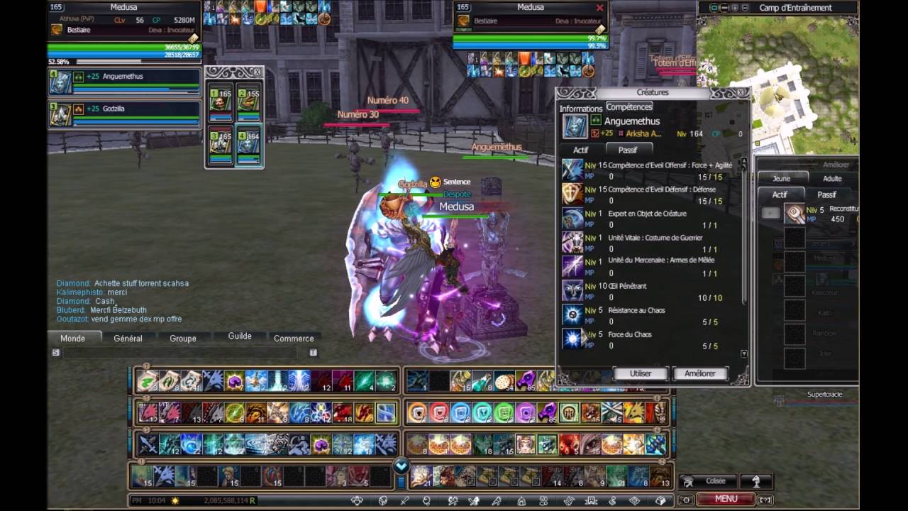 Rappelz build du bestiaire - YouTube