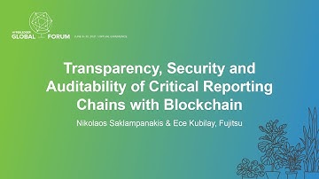 Transparency, Security and Auditability of Critical Reporting - Nikolaos Saklampanakis & Ece Kubilay
