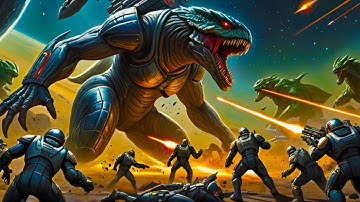 Blender with Stable Diffusion XL - Giant space monsters