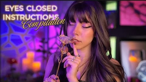 ASMR Eyes Closed Instructions Compilation Luna Bloom (2025) ✨