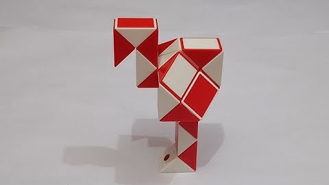 Make a Flamingo🦩with Snake Cube | Flamingo Type 2 Pattern