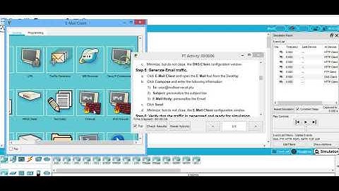 14.8.1 Packet Tracer - TCP and UDP Communications
