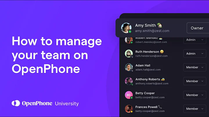 How to manage your team in Quo (formerly OpenPhone)