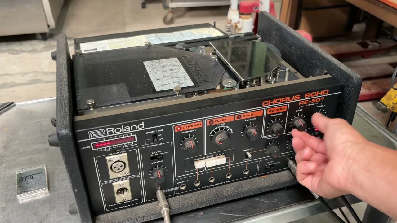 ROLAND テープエコー RE-501 動作確認済み 動画有 動作品 Roland RE-501 Chorus Echo フラッグシップモデル