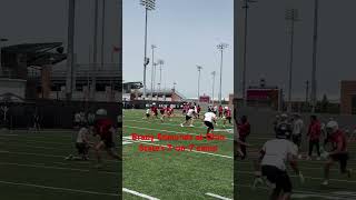 #OhioState QB commit Brady Edmunds leads a touchdown drive at 7-on-7 camp. #gobucks