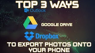 My top 3 ways to export HD photos onto your phone | Easy Tutorial