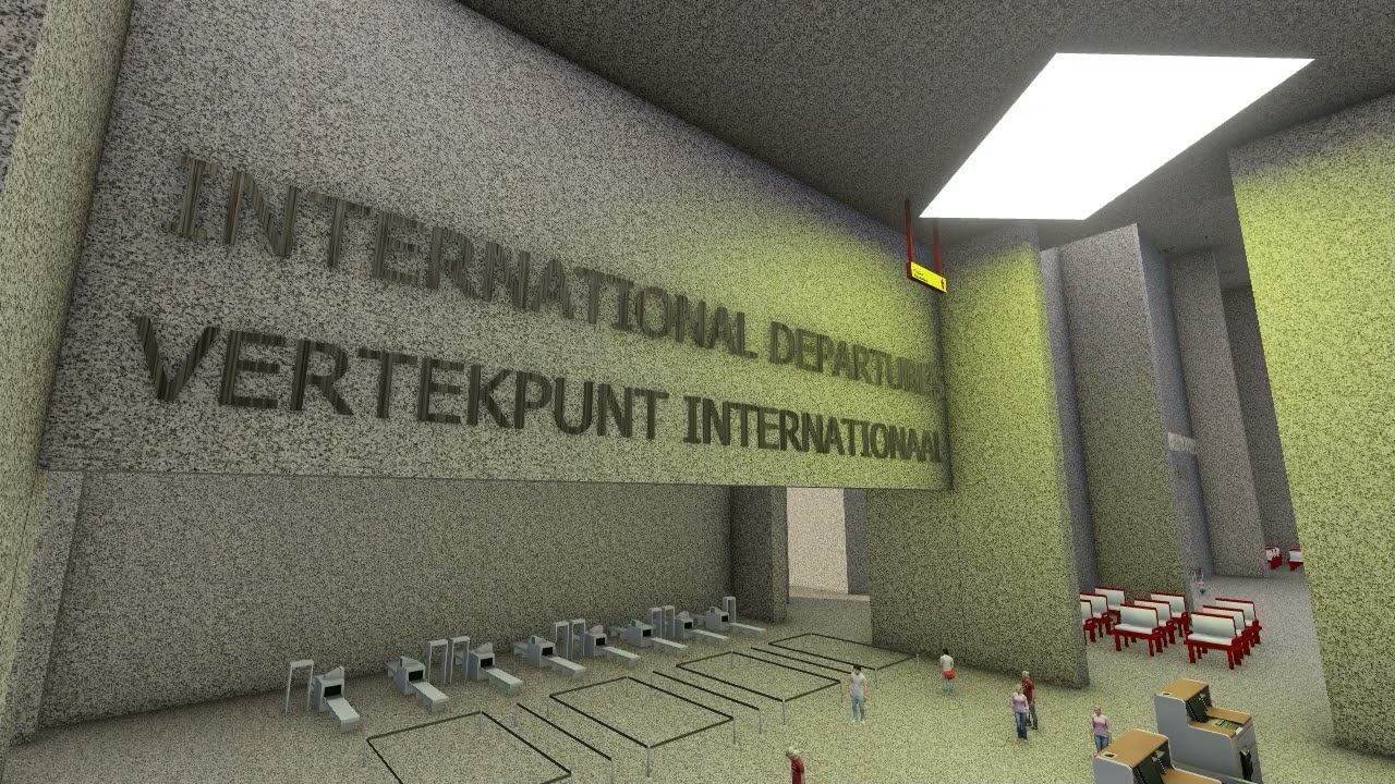 Sky Deltaport. The Floating Gateway to the Wadden Islands." Terminal Building 2