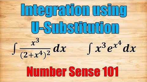 Integration using U-Substitution ( Part 2)