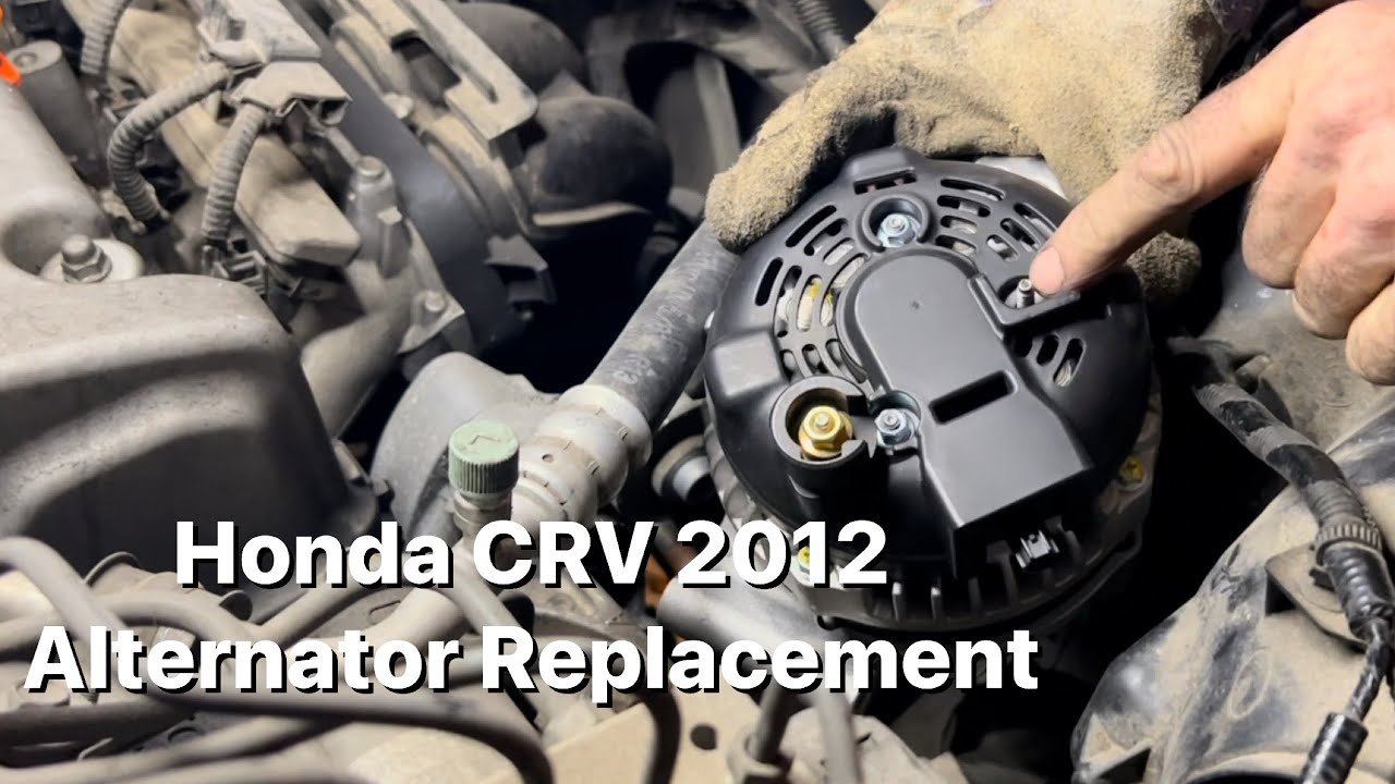 Honda CRV 2012 Alternator Replacement - YouTube
